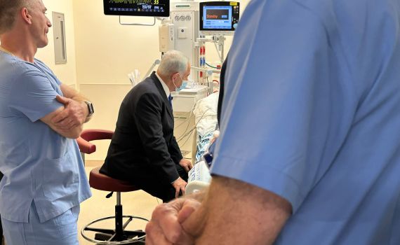 נתניהו בשערי צדק: "להחזיר את הביטחון לאזרחי ישראל"