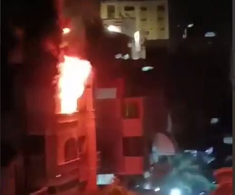 עזה: 22 הרוגים בשריפה שפרצה בבניין בג'באליה