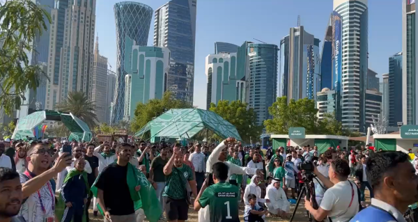 צפו: הטירוף בסעודיה אחרי גול הניצחון