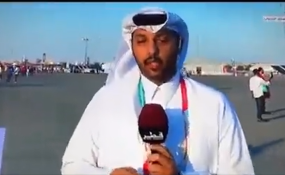 צפו: השדר הקטרי התעלף בזמן שידור המונדיאל