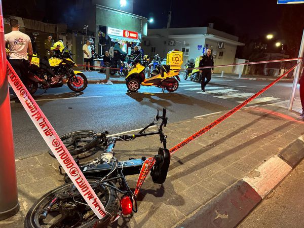 תל אביב: רוכב אופניים נהרג בהתנגשות עם אופנוע