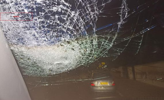 נעצרו ערבים שיידו אבנים לעבר רכבים בכביש החוף