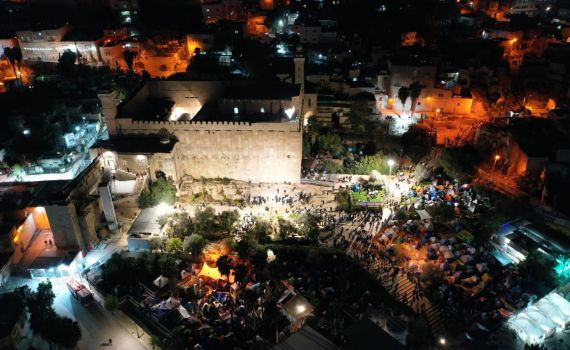 גלריה: עשרות האלפים בשבת חברון