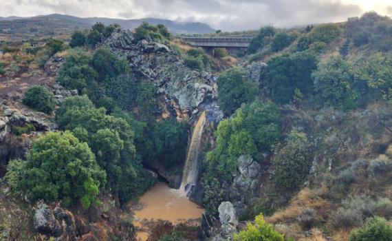 אחרי סופ"ש גשום: זרימות אדירות בנחלים. צפו בתיעוד