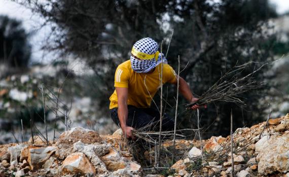 טרור האבנים: גבר נפצע מזריקת אבנים לעבר רכבו