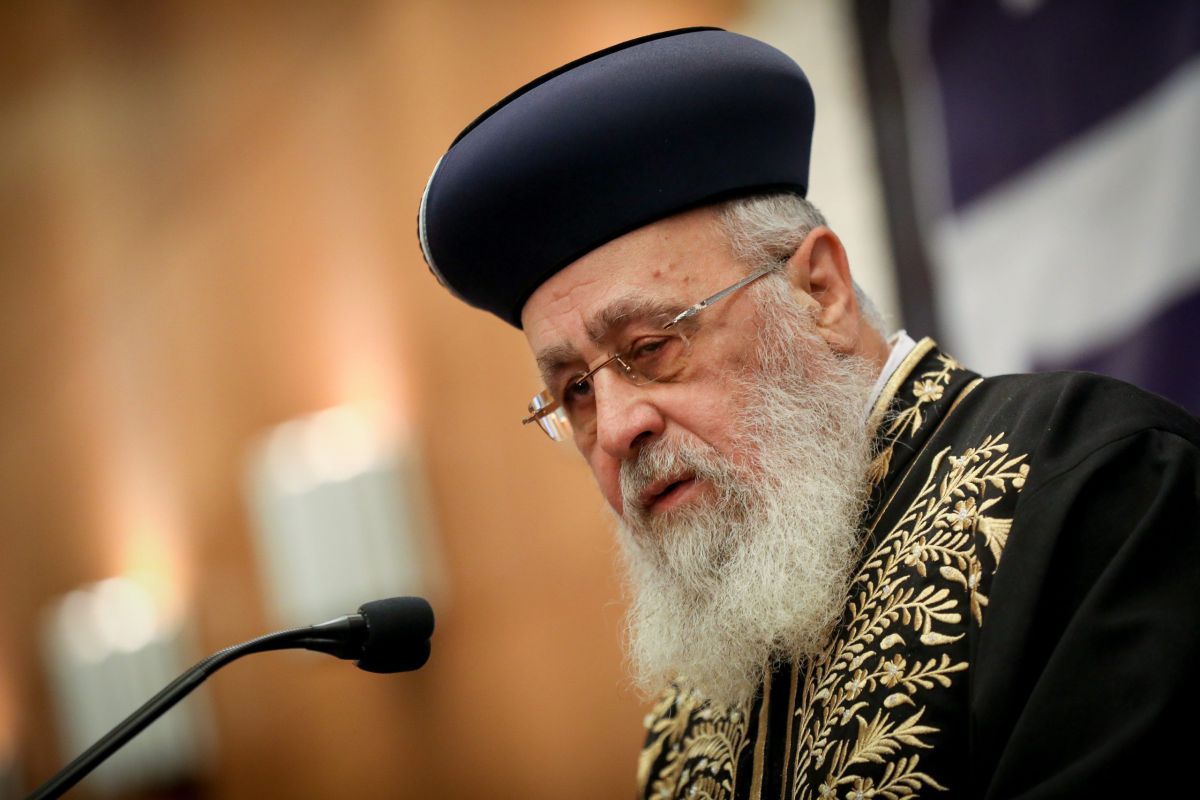 הרב הראשי: "אין דבר כזה שבג"צ קובע"