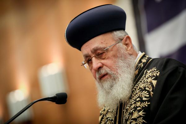 הרב הראשי: "אין דבר כזה שבג"צ קובע"
