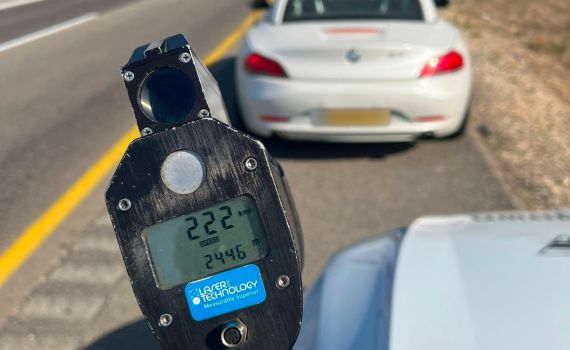 ההשתוללות בכבישי הדרום: נתפס נוהג ב-222 קמ"ש