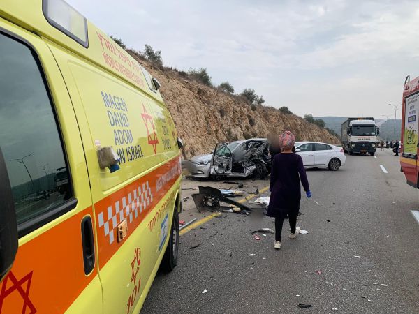 "ביצעתי החייאה בנהג הרכב שפונה במצב אנוש"