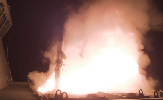 צפו: בוצע ניסוי מוצלח במערכת "כיפת מגן ימית"