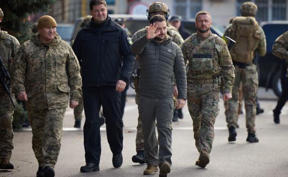 זלנסקי חגג את שחרור חרסון מהרוסים: "מוכנים לשלום"