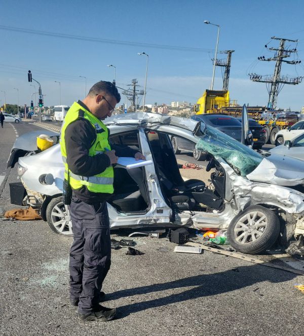 8 פצועים בתאונה סמוך לכפר קרע, בהם אחד קשה