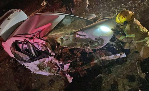 תאונה קטלנית: הרוג ו-3 פצועים בכביש 80 בנגב