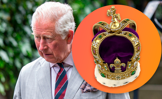 אופס: הכתר המלכותי לא מתאים לראש של המלך