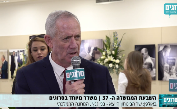 גנץ משתף בזיכרונות מהרב דרוקמן: "איש ראוי ומרשים"