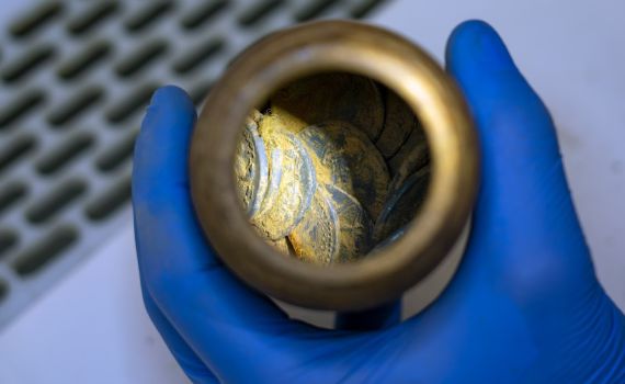 תגלית מימי המכבים התגלתה במדבר יהודה. צפו