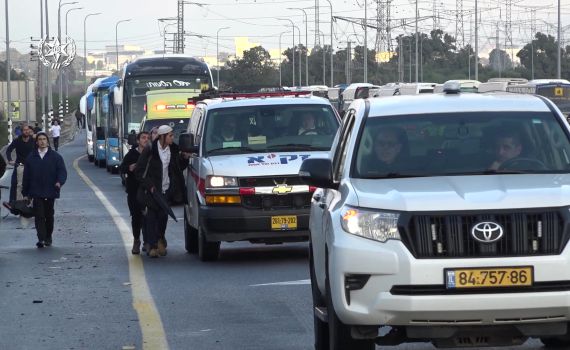 כך אובטחה הלוויתו של הרב דרוקמן זצ"ל | תיעוד