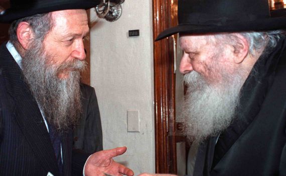 צפו בתיעוד: כשהרב דרוקמן פגש את הרבי מליובאוויטש