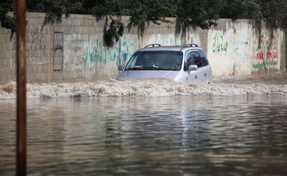 גשמים כבדים בעזה: חמאס האשימו את ישראל בהצפות