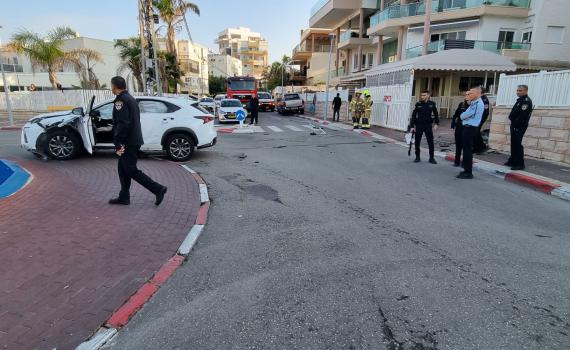 ניסיון חיסול בנהריה: רכב התפוצץ באמצע הרחוב