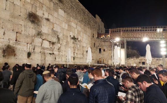 צפו: תפילת רבים לרפואת הרב חיים דרוקמן