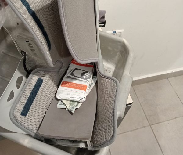 אירוע חריג: פלסטיני נתפס מבריח 40 אלף דולר