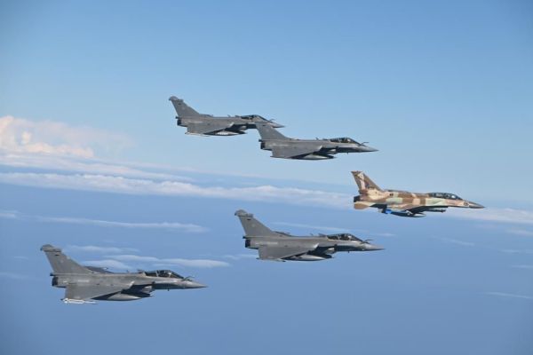 צה"ל ערך תרגיל משותף עם חיל האוויר הצרפתי