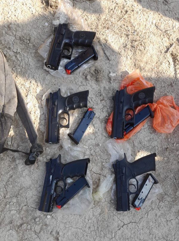 כוחות הביטחון סיכלו הברחת נשק בבקעה