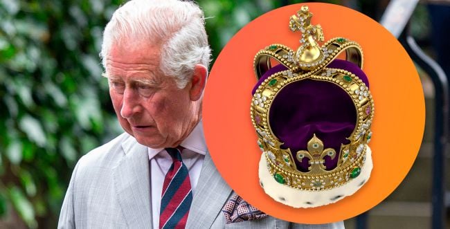 Oops: the royal crown does not fit the king's head