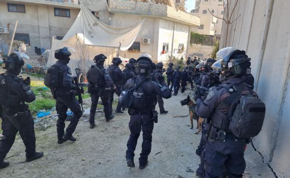 כוחות משטרה הרסו את בית המחבל מהפיגוע בשועפאט