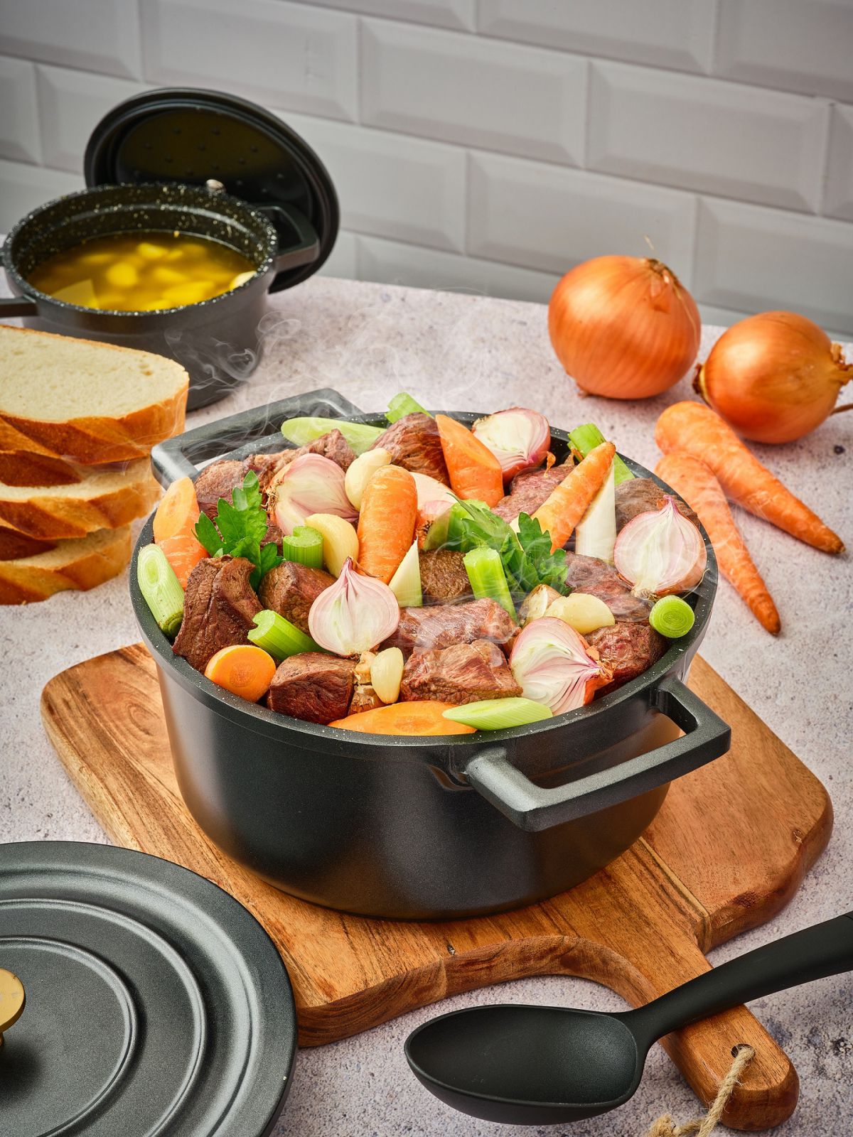 מתכון לקדירת בקר ושורשים חורפית