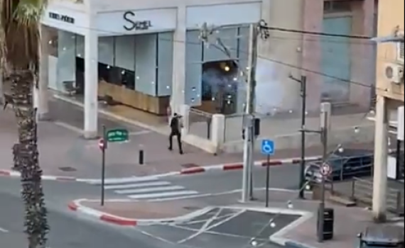 אימה ברמה"ש: צפו באירוע שהקפיץ את תושבי השכונה