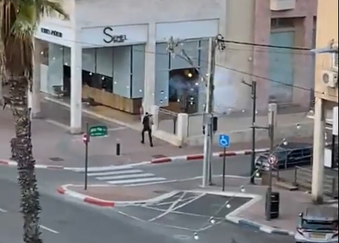 אימה ברמה"ש: צפו באירוע שהקפיץ את תושבי השכונה