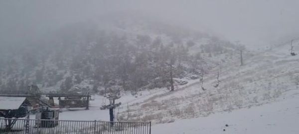 בסופ"ש: שלג כבד ירד בחרמון. צפו בתיעוד