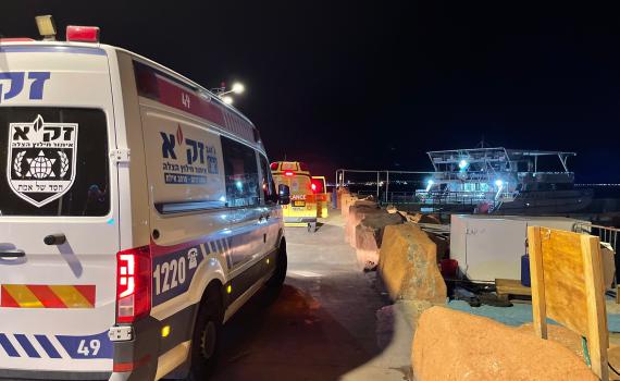 אילת: גבר טבע למוות בהתהפכות סירה