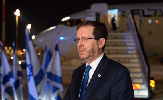 הנשיא המריא לביקור רשמי באיחוד האירופי בבלגיה