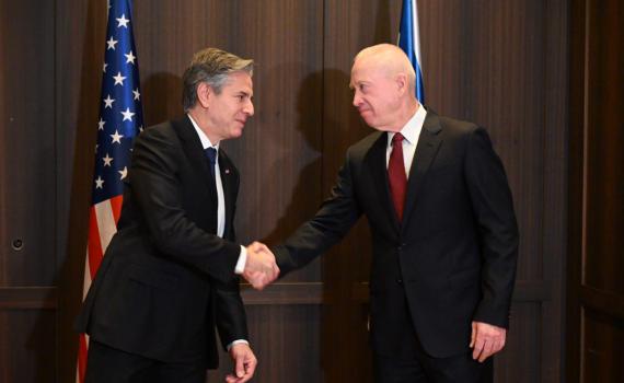 גלנט לבלינקן: "נמשיך להילחם עד הניצחון"