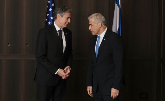 אחרי ההתייחסות לרפורמת לוין: בלינקן נפגש עם לפיד