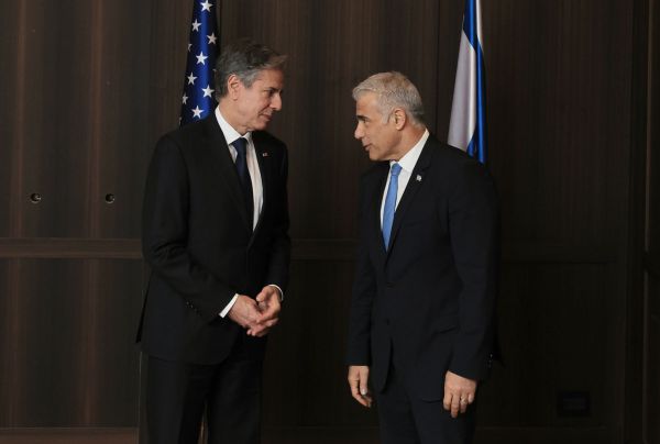 אחרי ההתייחסות לרפורמת לוין: בלינקן נפגש עם לפיד