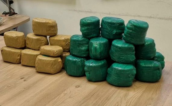 לוחמי צה"ל סיכלו הברחה של 21 ק"ג סמים מסוריה