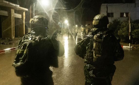 בגשם שוטף: פשיטה לילית על מוקדי טרור עממי