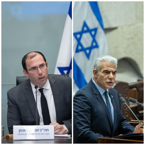 לפיד לא מגנה את תקיפת רוטמן: "כותב שטויות"