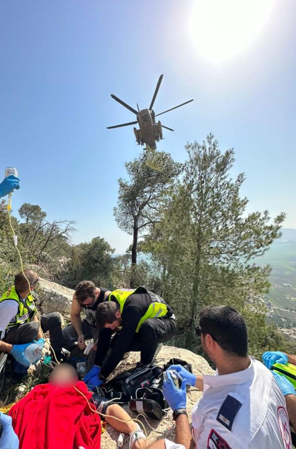 תאונה קשה בתבור: בת 40 במצב קשה פונתה במסוק