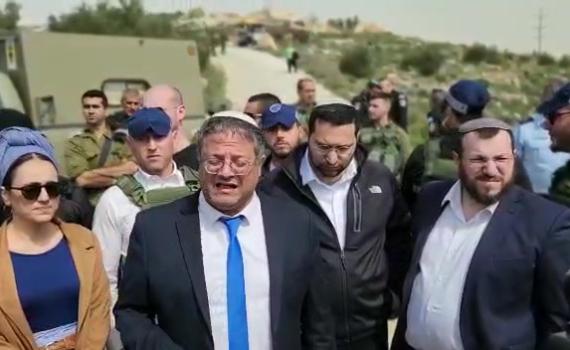 בן גביר מבהיר: "אסור לקחת את החוק לידיים"