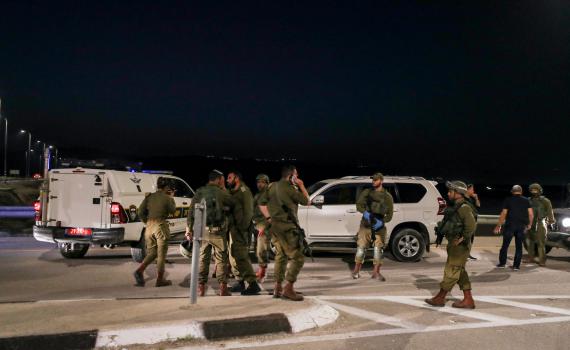 מתיישב ניסה לדרוס קצין, חבריו ידו אבנים על חיילים