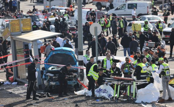 שני נרצחים בפיגוע דריסה בירושלים; המחבל חוסל