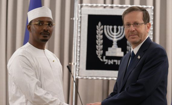 הרצוג לנשיא צ'אד: "האומץ שלך ירשם בהיסטוריה"