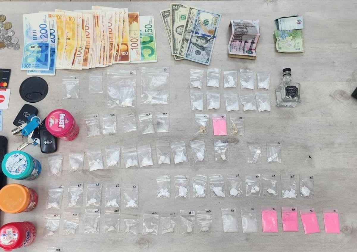 פשיטת ענק: נתפסו סמים בשווי מאות אלפי שקלים