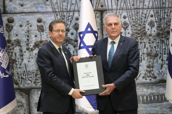 זוכי פרס וולף הגיעו לביקור אצל הנשיא הרצוג