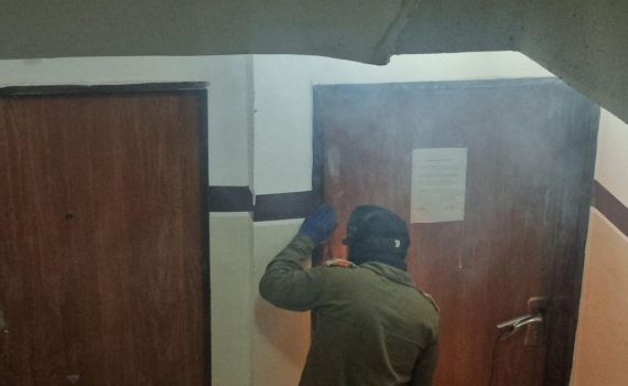 בית המחבל מהפיגוע ברמות נאטם במהלך הלילה